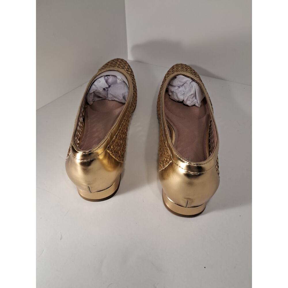 Rockport Women’s 9W Gold Metallic Comfort Dress Flats NWT - Picture 6 of 7